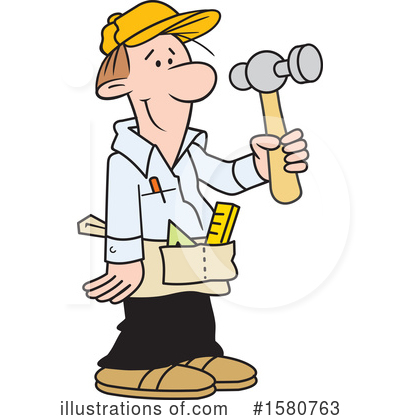 Hammer Clipart #1580763 by Johnny Sajem