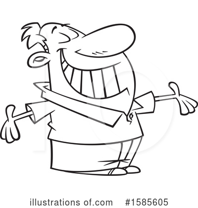 Royalty-Free (RF) Man Clipart Illustration by toonaday - Stock Sample #1585605