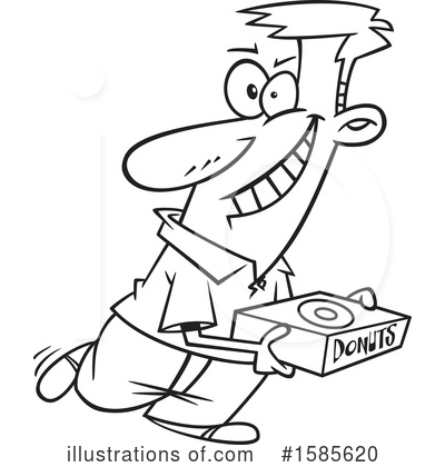 Royalty-Free (RF) Man Clipart Illustration by toonaday - Stock Sample #1585620