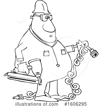 Royalty-Free (RF) Man Clipart Illustration by djart - Stock Sample #1606295