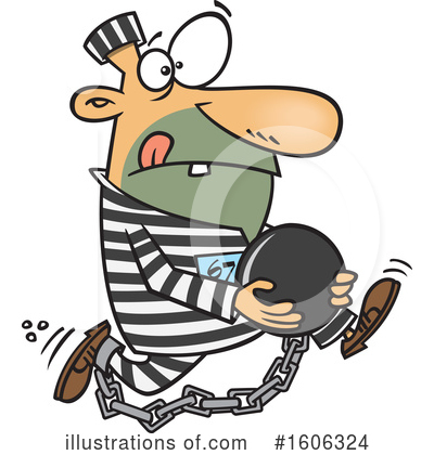 Prisoner Clipart #1606324 by toonaday