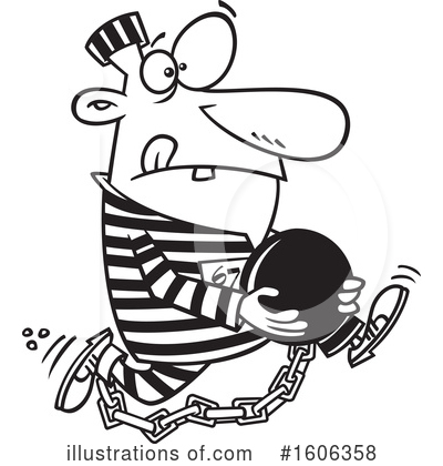 Prisoner Clipart #1606358 by toonaday