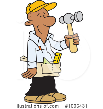 Hammer Clipart #1606431 by Johnny Sajem