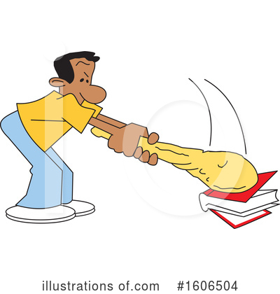 Reading Clipart #1606504 by Johnny Sajem