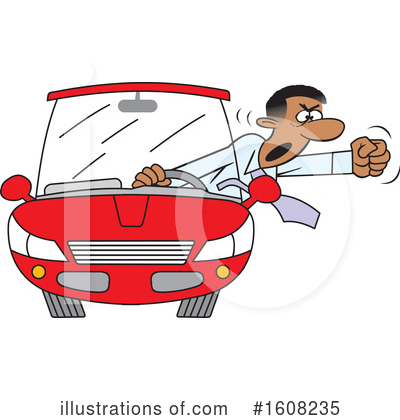 Driving Clipart #1608235 by Johnny Sajem