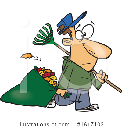 Yard Work Clipart #1617103 by toonaday