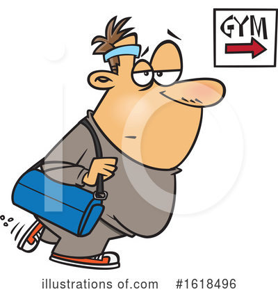 Royalty-Free (RF) Man Clipart Illustration by toonaday - Stock Sample #1618496