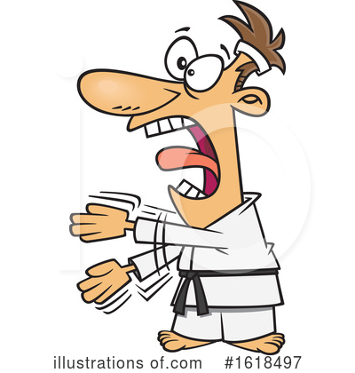 Karate Clipart #1618497 by toonaday