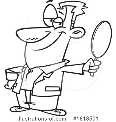 Royalty-Free (RF) Man Clipart Illustration by toonaday - Stock Sample #1618501