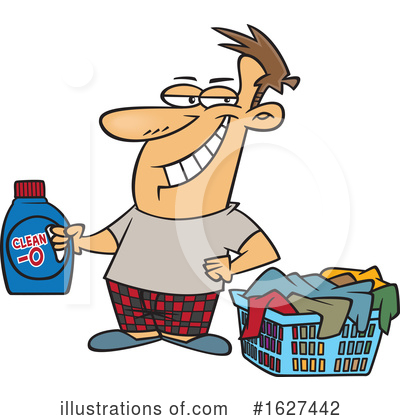 Laundry Clipart #1627442 by toonaday