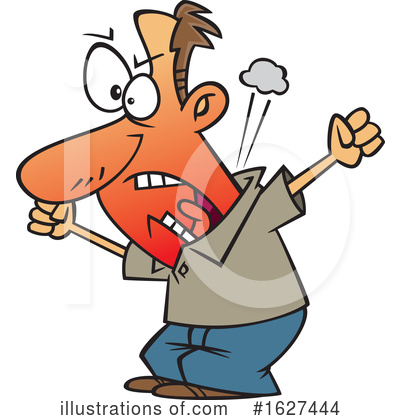 Anger Clipart #1627444 by toonaday