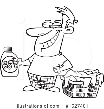 Royalty-Free (RF) Man Clipart Illustration by toonaday - Stock Sample #1627461
