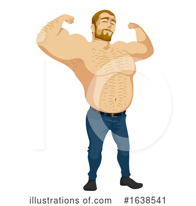 Strong Man Clipart #1638541 by BNP Design Studio