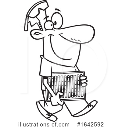 Royalty-Free (RF) Man Clipart Illustration by toonaday - Stock Sample #1642592