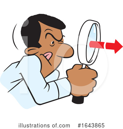Magnifying Glass Clipart #1643865 by Johnny Sajem