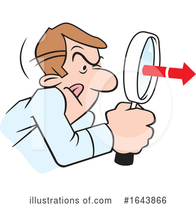 Magnifying Glass Clipart #1643866 by Johnny Sajem
