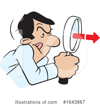 Magnifying Glass Clipart #1643867 by Johnny Sajem