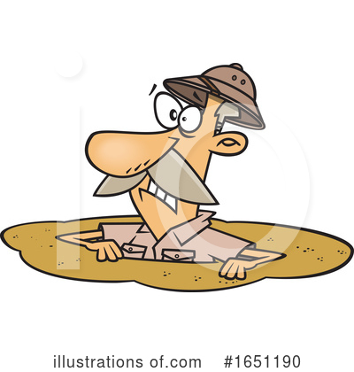 Stuck Clipart #1651190 by toonaday