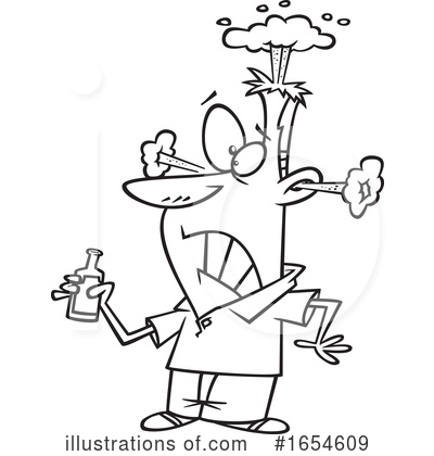 Royalty-Free (RF) Man Clipart Illustration by toonaday - Stock Sample #1654609