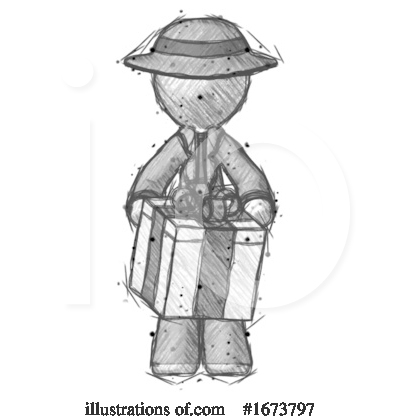 Royalty-Free (RF) Man Clipart Illustration by Leo Blanchette - Stock Sample #1673797