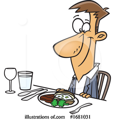 Dinner Clipart #1681031 by toonaday