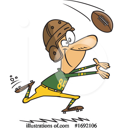 Football Clipart #1692106 by toonaday