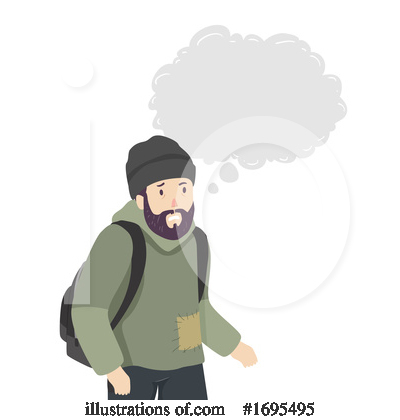 Homeless Clipart #1695495 by BNP Design Studio