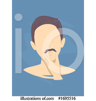Mustache Clipart #1695516 by BNP Design Studio