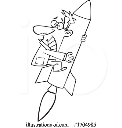 Royalty-Free (RF) Man Clipart Illustration by toonaday - Stock Sample #1704985