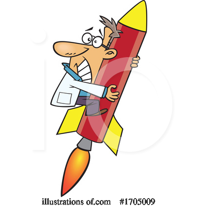 Rocket Clipart #1705009 by toonaday