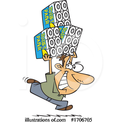 Royalty-Free (RF) Man Clipart Illustration by toonaday - Stock Sample #1706705
