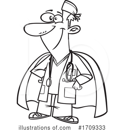 Veterinarian Clipart #1709333 by toonaday