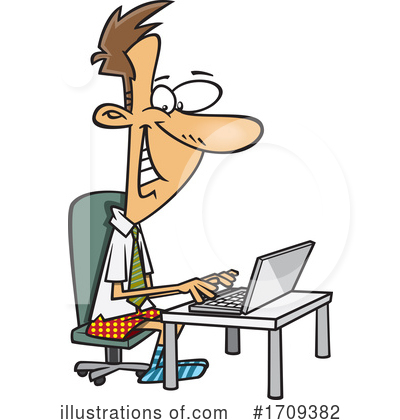 Computer Clipart #1709382 by toonaday