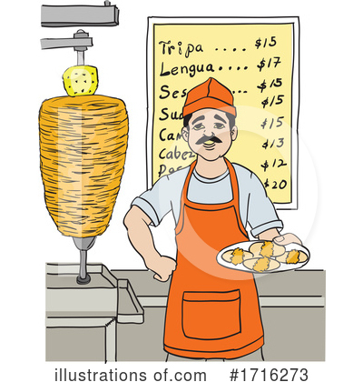 Restaurant Clipart #1716273 by David Rey