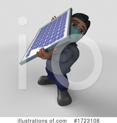 Solar Panel Clipart #1723108 by KJ Pargeter