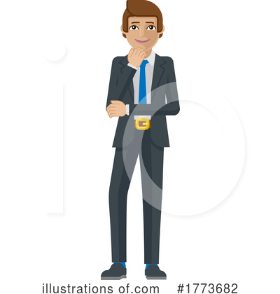 Business Man Clipart #1773682 by AtStockIllustration