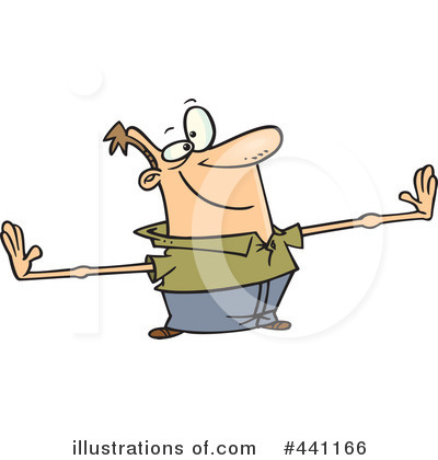 Royalty-Free (RF) Man Clipart Illustration by toonaday - Stock Sample #441166