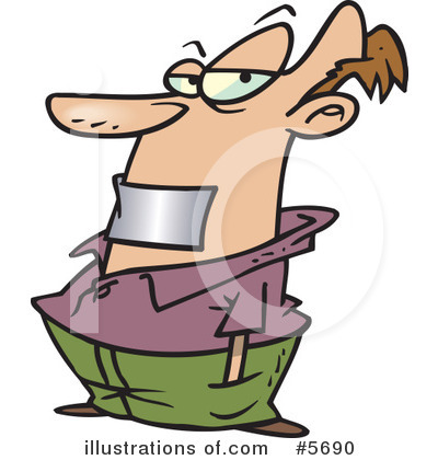 Royalty-Free (RF) Man Clipart Illustration by toonaday - Stock Sample #5690