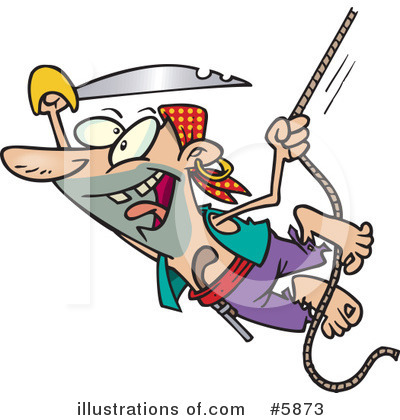 Pirate Clipart #5873 by toonaday