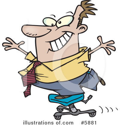 Royalty-Free (RF) Man Clipart Illustration by toonaday - Stock Sample #5881