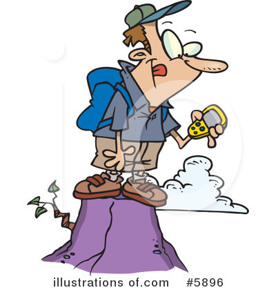 Hiker Clipart #5896 by toonaday