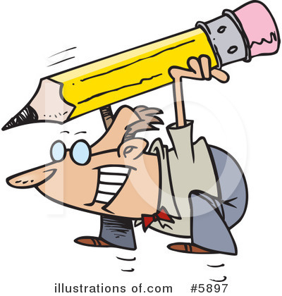 Accountant Clipart #5897 by toonaday