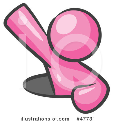 Pink Design Mascot Clipart #47731 by Leo Blanchette