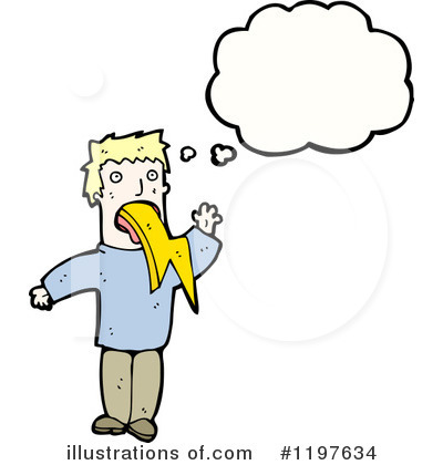 Royalty-Free (RF) Man Vomiting Clipart Illustration by lineartestpilot - Stock Sample #1197634