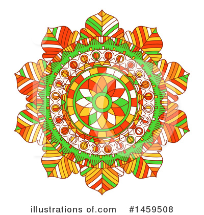 Royalty-Free (RF) Mandala Clipart Illustration by KJ Pargeter - Stock Sample #1459508
