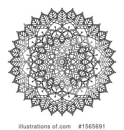 Royalty-Free (RF) Mandala Clipart Illustration by KJ Pargeter - Stock Sample #1565691