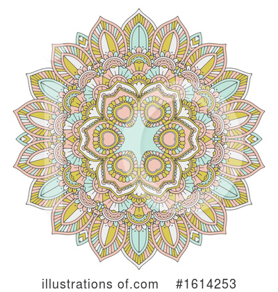 Royalty-Free (RF) Mandala Clipart Illustration by KJ Pargeter - Stock Sample #1614253
