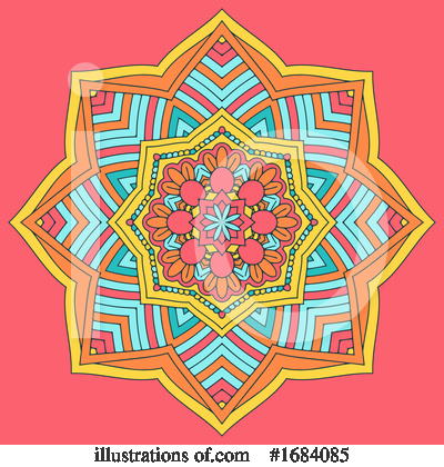 Royalty-Free (RF) Mandala Clipart Illustration by KJ Pargeter - Stock Sample #1684085