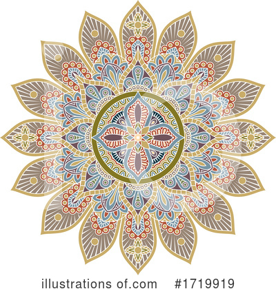 Mandala Clipart #1719919 by AtStockIllustration