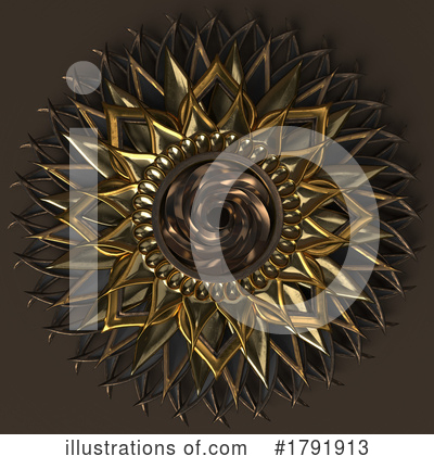 Royalty-Free (RF) Mandala Clipart Illustration by KJ Pargeter - Stock Sample #1791913